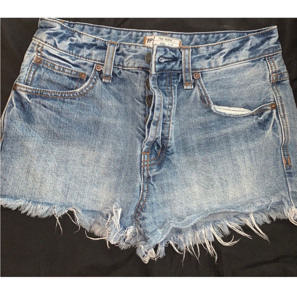 Free People Jean Shorts